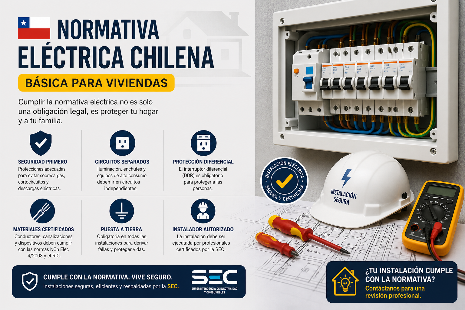 Normativa Eléctrica en Viviendas Chile