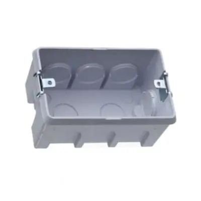 Caja Derivación Embutida Plástico 5/8 Gris