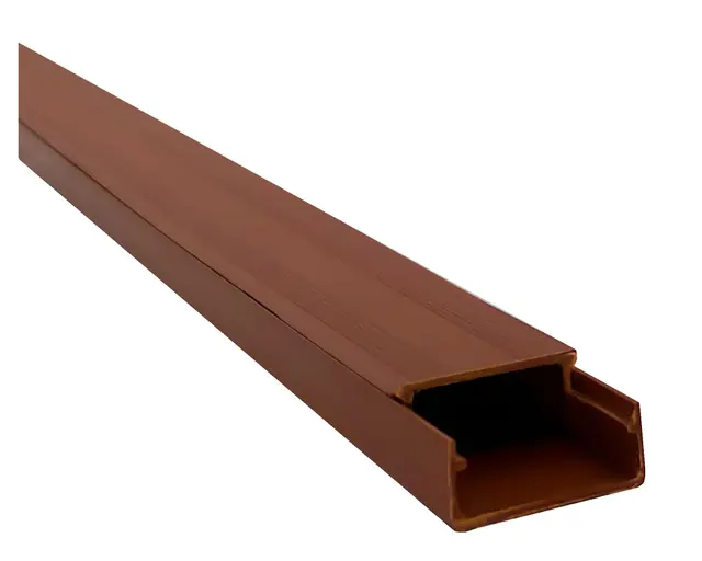 Canaleta 20x10 mm 2 metros Café