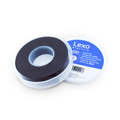 Cinta de Goma Negra Eléctrica 5 m Lexo