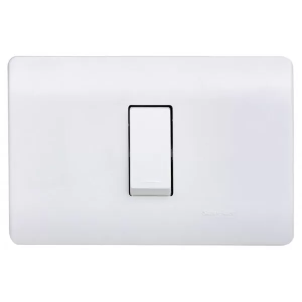 Genesis Embutido Interruptor 9/12 Blanco