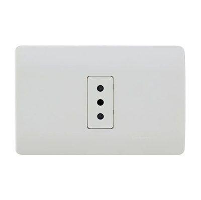 Genesis Embutido Enchufe Simple 10A Blanco