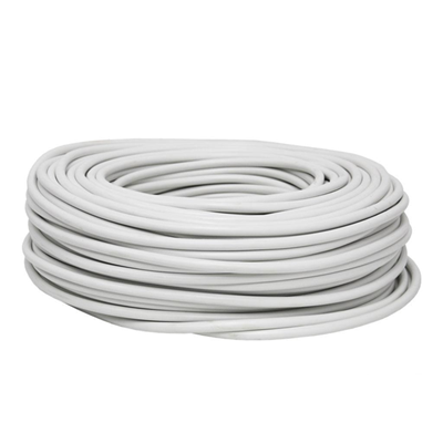 Cordón H03VV-F 3x0.75 70°C 300V Blanco