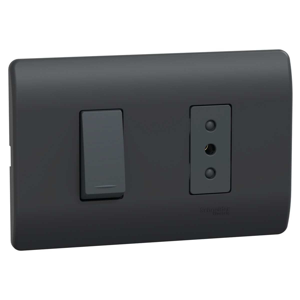GENESIS EMBUTIDO ENCENDIDO 10A. + INTERRUPUNTOR 9/12 NEGRO MWD69936