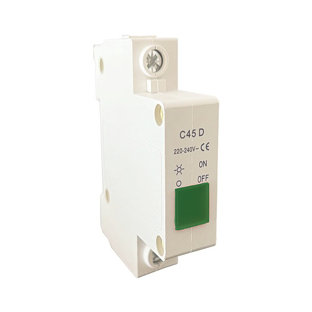 Luz Piloto Verde 220V para Riel IP20
