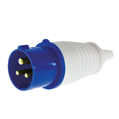 Enchufe Industrial Macho Volante 2P+T 32A Lexo